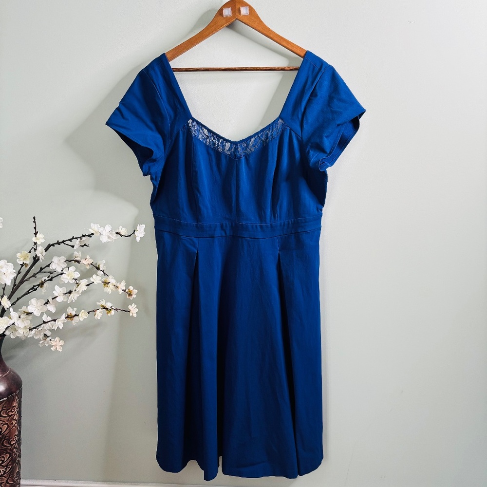 Torrid Blue A-line Dress Size 20